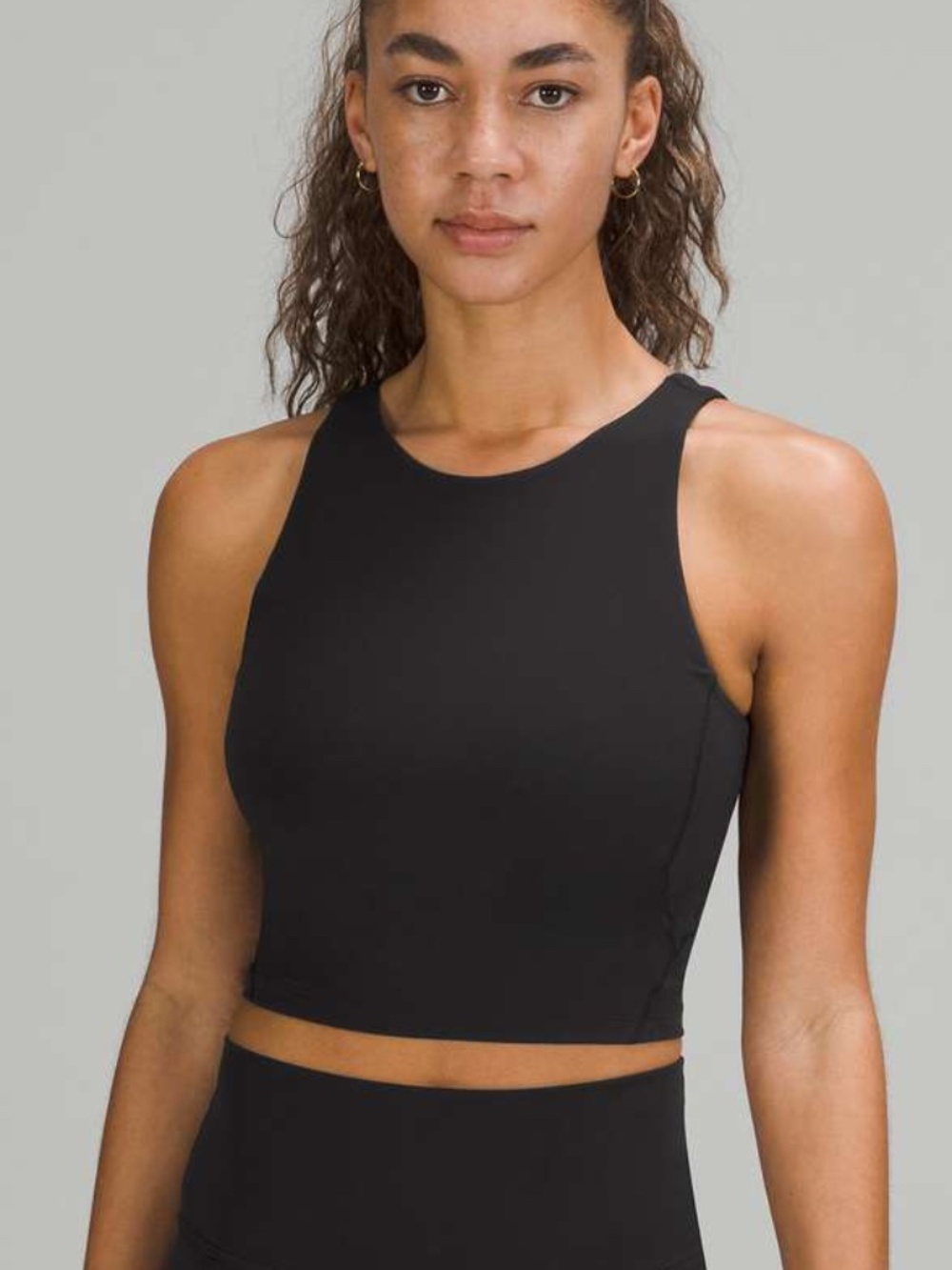 Lululemon Athletica Women’s black High-Neck Tank Top